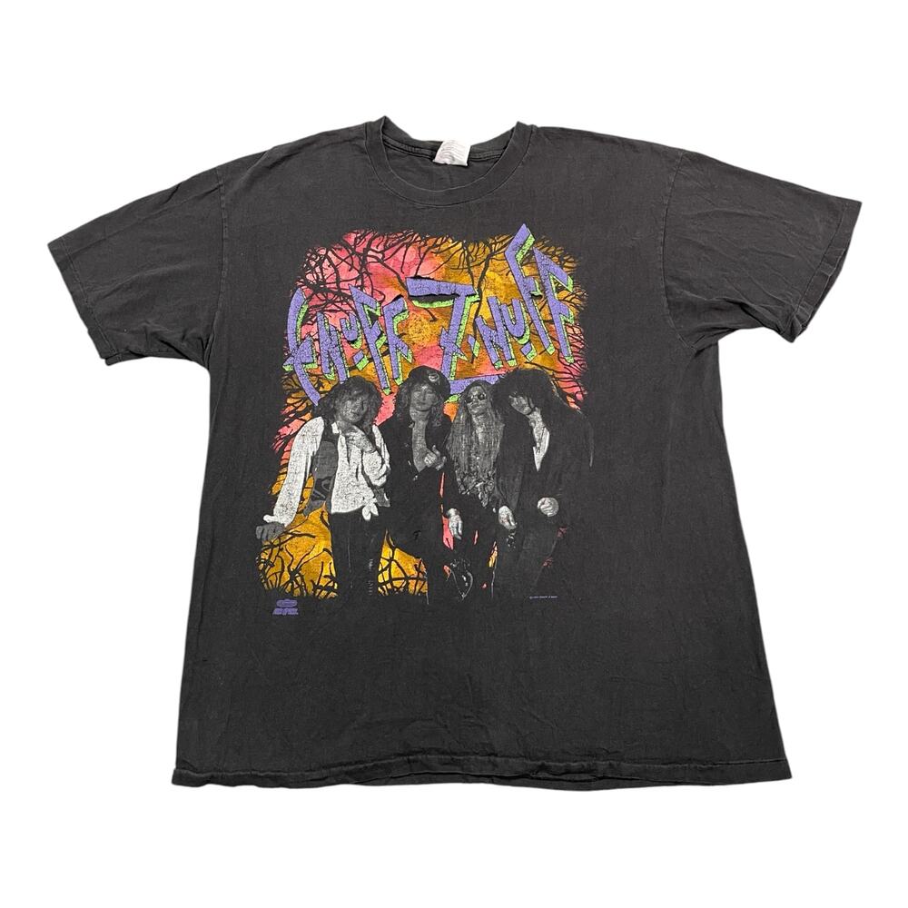 Vintage 1990s Thrashed Band T-Shirt Enuff Z Nuff